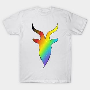 Galaxy Baphomet - LGBTQ+ Pride T-Shirt